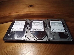 Lot 3x Hitachi Hard Drives 3.5" 7200 Rpm HDD 320gb, 1 TB, 2TB SEE PICTURES - Picture 1 of 5