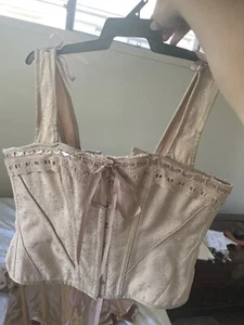 Corset Story Victorian Style Overbust Dusty Pink - Picture 1 of 4