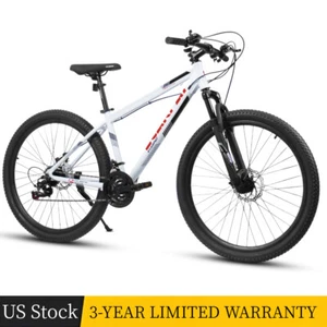 27'' Mountain Bike 21 Speeds Suspension Fork Mountain Bike for Adult & Teenagers - Picture 1 of 8