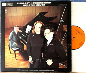 Söderström; Meyer; Eyron. Kodaly, Dvorak, Rossini, etc (Duets). BIS LP-17. NM - Imagen 1 de 2