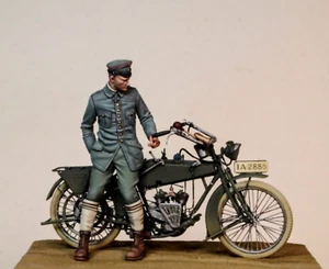 Werner Voss con motocicleta Wanderer juguete pintado soldado preventa | Museo - Imagen 1 de 4