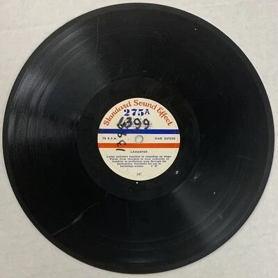 SOUND EFFECTS 78 Laughter - STANDARD Sound Effect 275 #11 - Image 1 of 2