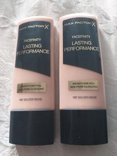 MAX FACTOR Face Finity dauerhafte Leistung Foundation 35ml 107 GOLD BEIGE X 2