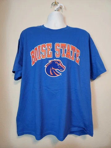 Boise State Broncos NCAA Standard Cotton Tee Shirt Size XL Cover