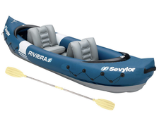  CANOA GONFIABILE KAYAK SEVYLOR RIVIERA 2 POSTI + 1 PAGAIA 