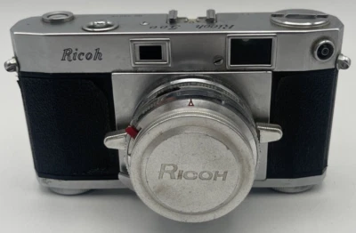 Câmera Vintage Ricoh 500 Rangefinder 35mm com 4,5cm 1:2.8 - Imagem 1 de 4