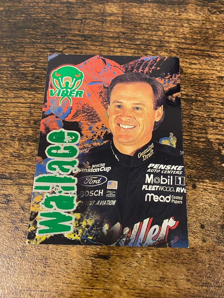 1996 Wheels Viper Green Mamba /349 HOF Rusty Wallace #6 - Image 1 of 1