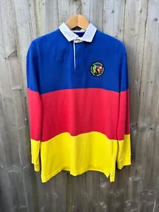 Polo Ralph Lauren Expedition Logo Rugby Poloshirt LS Multi Outdoor klassisch neu - Bild 1 von 10