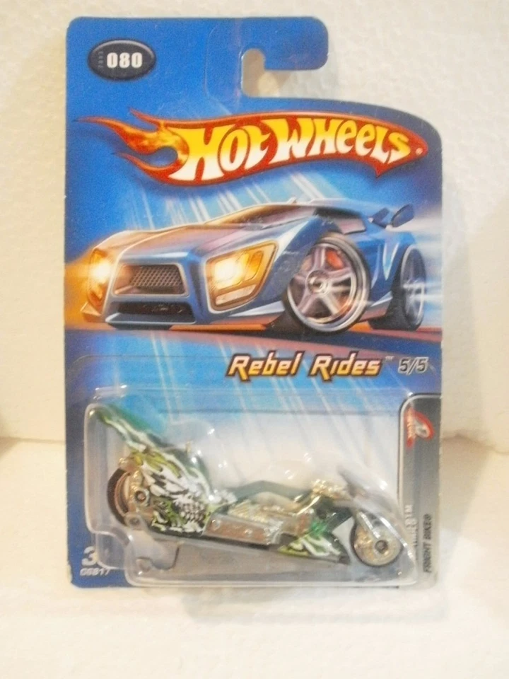 Hot Wheels Rebel Rides Fright Bike NIP Mattel NIB 080 5/5 2005 - Image 1 of 1