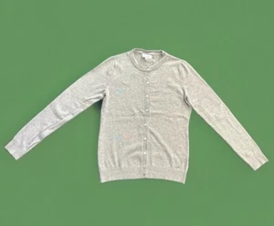 Calvin Klein Women's Button Up Cardigan Sweater, Gray ,Size XS, Long Sleeve - Picture 1 of 9