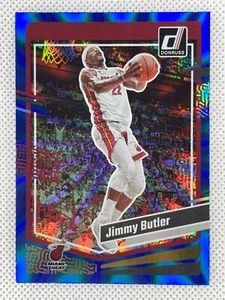 Jimmy Butler - 2023-24 Donruss #64 - Blue Laser Holo - SP SN /49 - Miami Heat - Picture 1 of 3