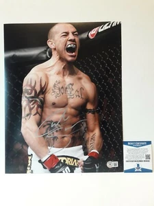 cub swanson Signed 11x14 Photo UFC MMA Mixed Martial Arts Beckett Champion - Picture 1 of 3