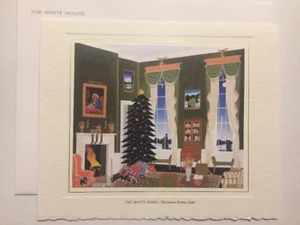 Official 1996 President Bill Clinton White House Christmas Card Envelope Hillary - Picture 1 of 5