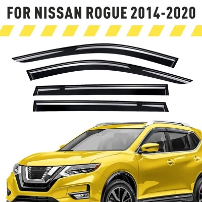Rain Guards Vent Visors Shade for 2014-2020 Nissan Rogue - Image 1 of 4