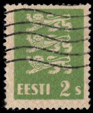 ESTONIA 91 - National Coat of Arms "1928 Yellow Green" (pf68444)