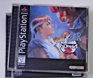 Street Fighter Alpha 2 PS1 Ersatzhülle mit Handbuch OHNE DISCS Beschreibung lesen! - Bild 1 von 1