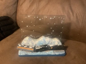NEU Punze "Der Polarexpress" Bild Foto 4x6 Deko Zug Rahmen Halter - Bild 1 von 6