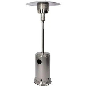 Outdoor Patio Heater Standing Gas LP Propane Heater with Wheels 87 Inches Tall - Picture 1 of 1