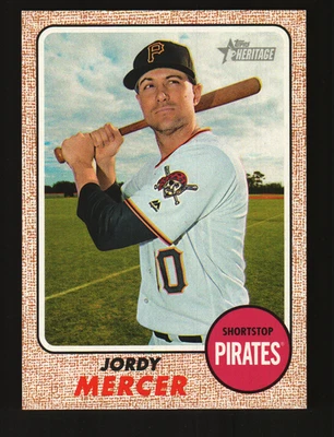 2017 Topps Heritage  #270 - Jordy Mercer - Pittsburgh Pirates   17-1264 - Image 1 of 2