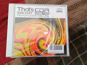 10 CD vierges neufs TAIYOYUDEN That's CDR 74ZY 650 Mo 74 min livraison gratuite aux États-Unis - Photo 1/6