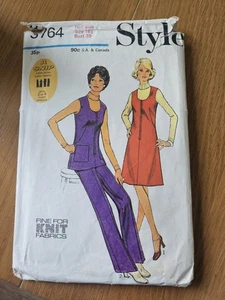 Vintage 1970s Sewing Pattern-Pinafore Dress, Tunic & Trousers-Size 16.5, Bust 39 - Picture 1 of 2
