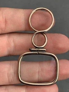 Lupa/colgante con estuche de oro rosa de 9 quilates, georgiano siglo XVIII 10 g - Imagen 1 de 7