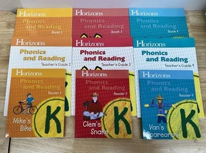 Horizons K Phonics and Reading Set Reader Books 2 3 4 Teacher’s Guide, Workbooks - Imagen 1 de 12