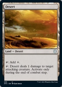 MTG - DESERT - Forgotten Realms Commander (U) - Foto 1 di 1