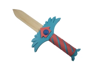 Squid Game Schwert mit Holzklinge – Fan-Requisite – Cosplay Deko Artikel - Bild 1 von 7