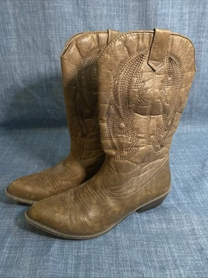Botas vaqueras vaqueras Coconuts para mujer gaucho marrón tostado talla 8 Foto 1 de 4