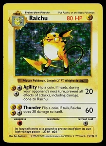 Pokemon Set Base Senza Ombre 14/102 Raichu - Foto 1 di 2
