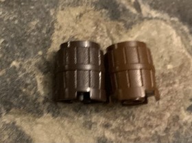 LEGO 1x 2489 Brown Container, Barrel 2 x 2 x 2 6267