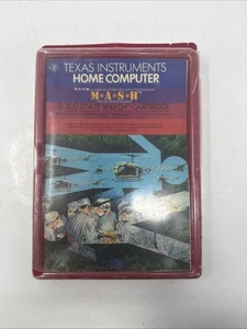 TI-99/4A M*A*S*H GAME CARTRIDGE WITH THE MANUAL And Case Texas Instrument MASH - Bild 1 von 7