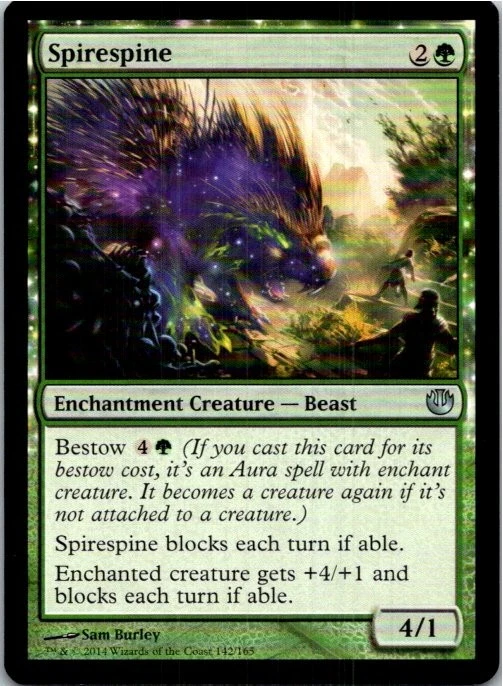 Spirespine Magic_the_gathering Journey Into Nyx Lightly played - Image 1 of 1