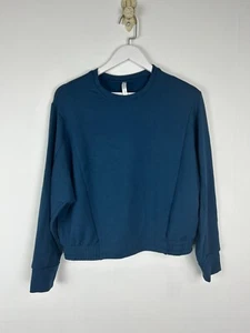 Fabletics Shirt Small Woman S blau cropped Sweatshirt leicht sportlich Oberteil - Bild 1 von 3