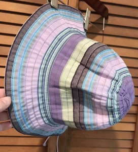 WALLAROO KIDS LIDS PETITE NANTUCKET LILAC TONES ADJUSTABLE AGES 4-8 SUN HAT - Picture 1 of 7