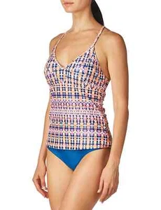 Jessica Simpson Womens Mix & Match Swim Tankini TopSIZE S NEW - Picture 1 of 3