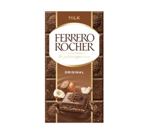 FERRERO ROCHER TAVOLETTA DI CIOCCOLATO AL LATTE CON NOCCIOLE LIMITED EDITION - Picture 1 of 2
