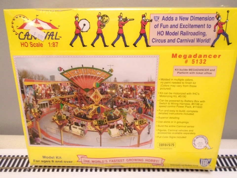 IHC 5132 HO Scale Carnival Mega Dancer Ride Kit