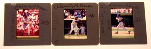 MLB Toronto Blue Jays 1994 Roberto Alomar 3 fotos diapositivas negativas por J Wallin - Imagen 1 de 1