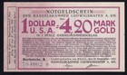 Ludwigshafen: 4,20 Mark Gold = 1 Dollar 18.12.1923 bis 31.1.1924 - Handelskammer