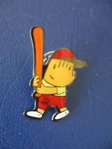 Vintage Barcelona 1992 Mascot Cobi Baseball Olympic Pin * - Picture 1 of 2