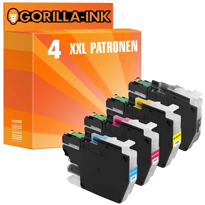 GORILLA INK 4x Patrone für Brother LC3217 MFC-J 6935 DW MFC-J 6930DW MFC-J6730DW MFC-J6535DW
