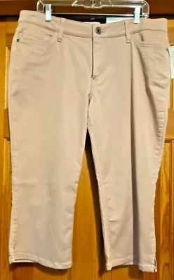 Nuevo con etiquetas Pantalones Cortos Liz Claiborne Clásicos Ajustados Elastizados Rosa Talla 16 Primavera Verano Foto 1 de 4