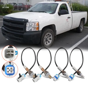 4 Pcs Set of O2 Oxygen Sensor Downstream&Upstream For Chevrolet Silverado 1500 - Picture 1 of 24