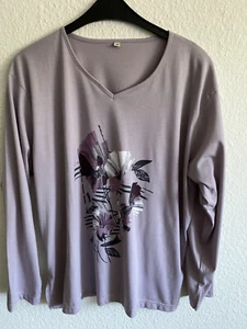 Schönes lila Shirt Gr. XXL 48 / 50 Neu - Bild 1 von 4
