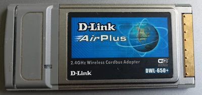 D-Link AirPlus Wireless Network Cardbus Adapter 2.4GHz (802.11b) 11 Mbps - Image 1 of 2