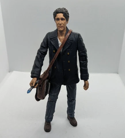 Doctor Who 5 inch Figure Classic 8th Eighth Dr Paul McGann Dark Eyes Bag Sonic Cover