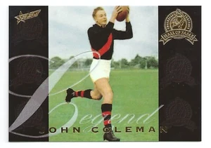 1996 Select Hall of Fame Legend (LGD4) John COLEMAN Essendon ## - Picture 1 of 1