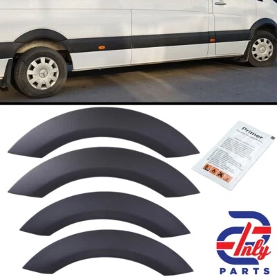 4 pezzi passaruota ABS allargamento parafango per Mercedes Sprinter W906 (06-18) - Immagine 1 di 4